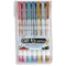 Gel Xtreme Metallic Pens .7mm 7/Pkg-Blue, Green, Gold, Pink, Silver, Purple